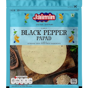 Gujjukhana-Jaimin Black pepper Papad