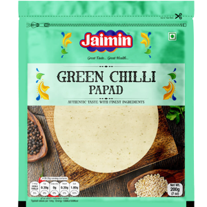 Gujjukhana-Green chilli papad