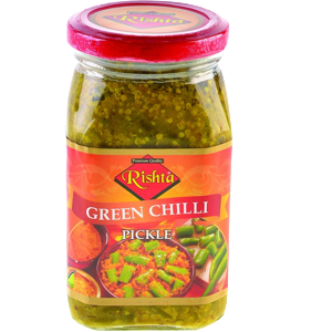 Gujjukhana-Rishta-Green Chilli Pickle 400gm